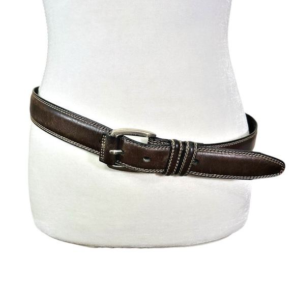 Fossil Accessories - Fossil- Dark Brown 100% Leather Belt- Size 34/35